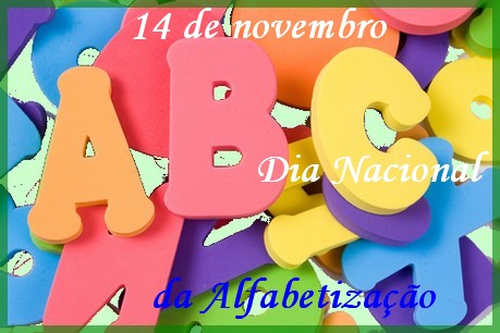 14 de novembro • Dia Nacional da Alfabetização