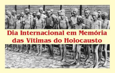 Resultado de imagem para Dia Internacional da Memória das Vítimas do Holocausto
